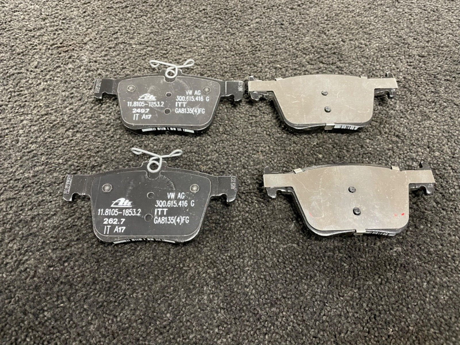 REAR BRAKE PADS FOR AUDI RS3 GOLF R MK6 7  5G0698451 GENUINE VW AUDI 310MM DISC