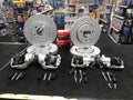 VW TRANSPORTER T5 T6 DRILLED GROOVED BRAKE DISC PAD FRONT REAR BRAKE CALIPER
