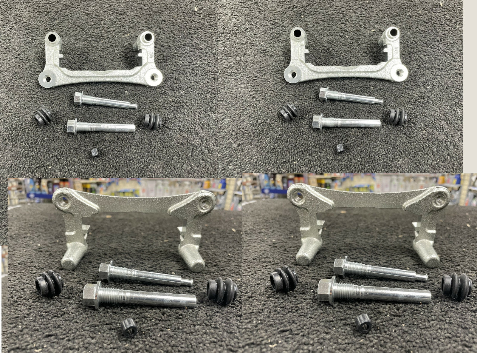 FOR MITSUBISHI OUTLANDER LANCER 8 REAR BRAKE SUPPORT CALIPER CARRIER SADDLE x 2 