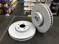 FOR BMW E63 E64 635d SPORT BRAKE DISCS FRONT  BRAKE DISC 348MM X36MM O.E TEXTAR