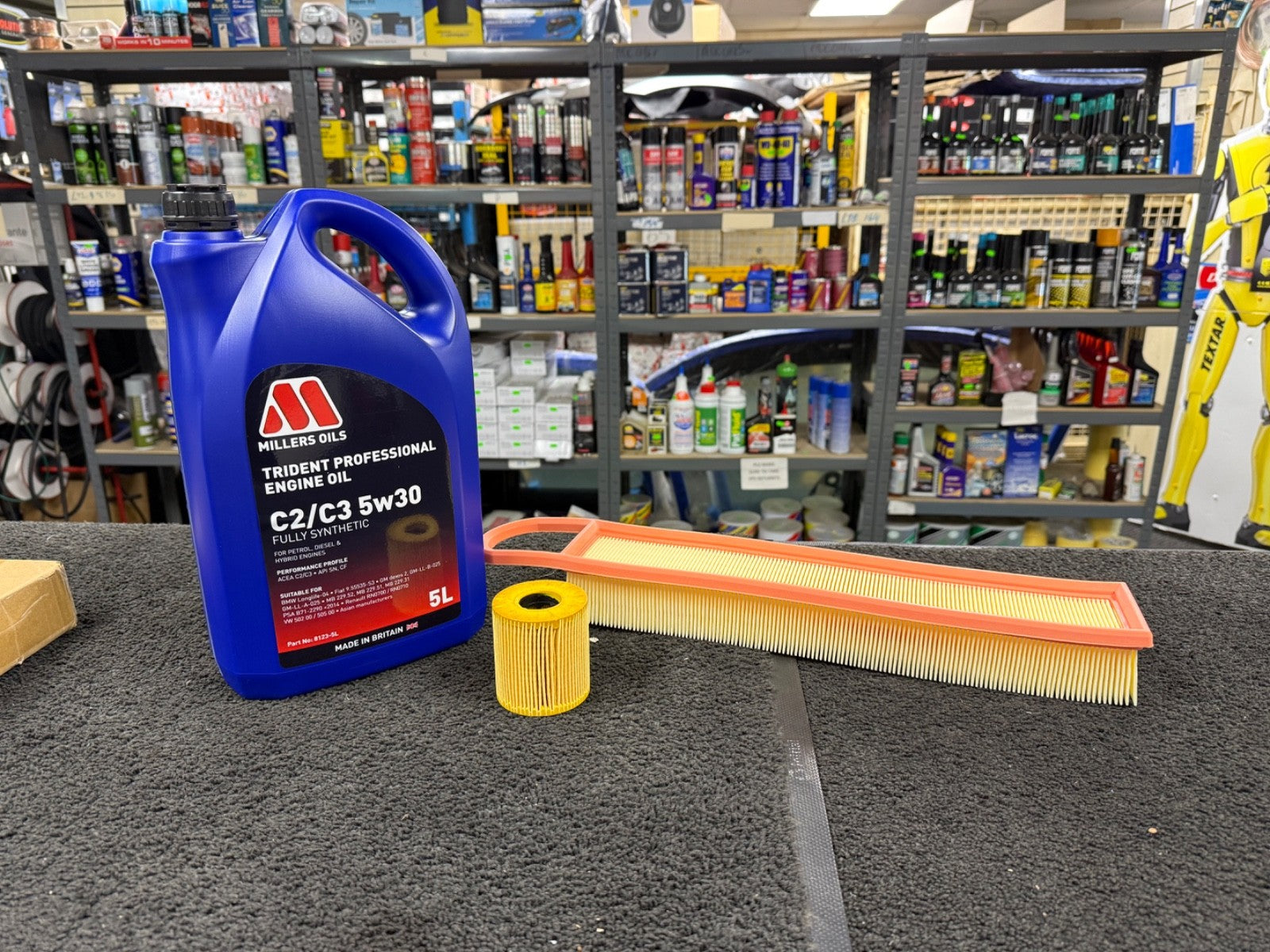 FOR CITROEN DS3 MK1 1.6 PETROL SERVICE KIT AIR OIL FILTER 2008 - 2015 + 5L OIL