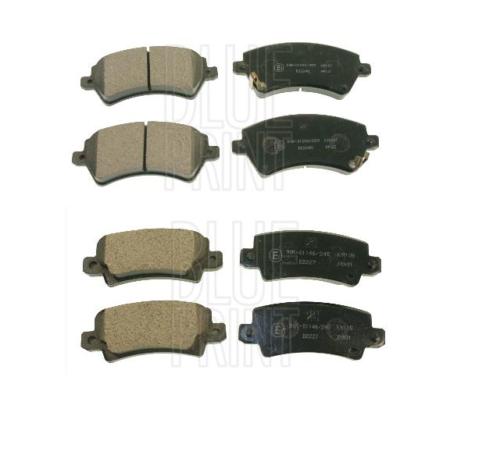 COROLLA VVTI D4D 01 -07 FRONT & REAR DISC BRAKE PADS