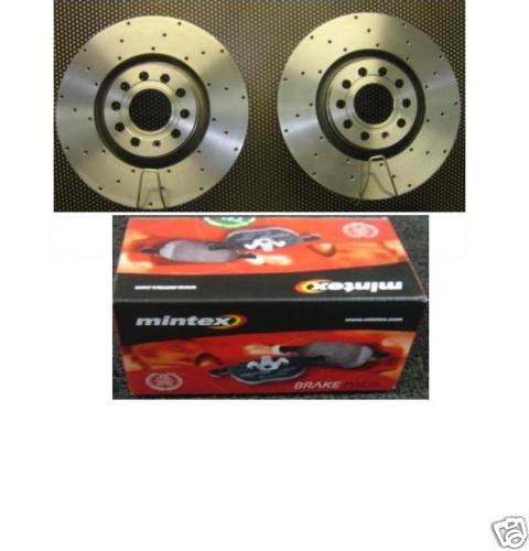 A4 2.0 3.0 3.2 FSI TDI SLINE MINTEX BRAKE DISC &PAD FRT