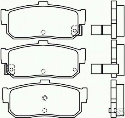 FOR NISSAN ALMERA 1.4 1.5 1.6 1.8 2.0 2.2 BRAKE PADS REAR