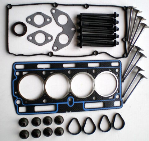 FOR RENAULT CLIO 1.2 8V 01 ON D7F HEAD GASKET SET BOLTS 4 INLET 4 EXHAUST VALVES