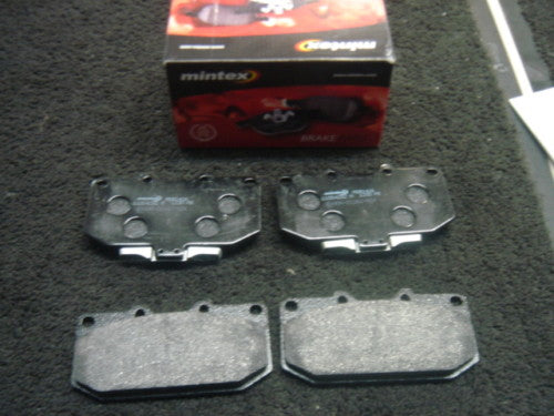 FOR SUBARU IMPREZA WRX TURBO MINTEX BRAKE PADS 2000>07 4 POT CALIPERS