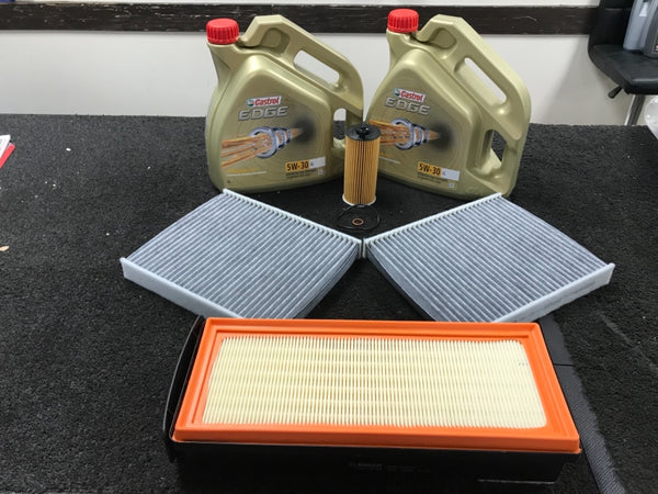 Cabin + air + Oil Filter BMW F10 535d  + Castrol Edge 5W-30 8 liters