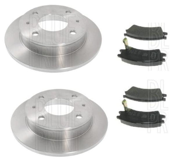 FOR HYUNDAI ATOZ AMICA 1.0 FRONT SOLID 230MM BRAKE DISCS & PADS 