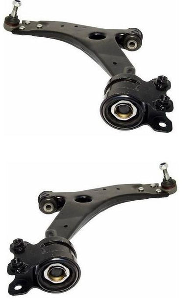 VOLVO S40 V50 MK2 2004 ON 2 LOWER WISHBONE SUSPENSION ARMS 18MM BALL JOINT