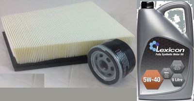 RENAULT MEGANE MK2 1.6 02-09 OIL AIR FILTER 5W40 FULLY SYNTHETIC OIL SERVICE KIT