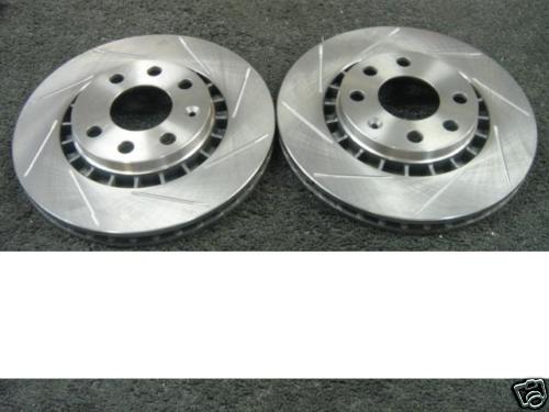 CALIBRA 2.0 16V 4X4 FRONT GROOVED BRAKE DISCS 256mm