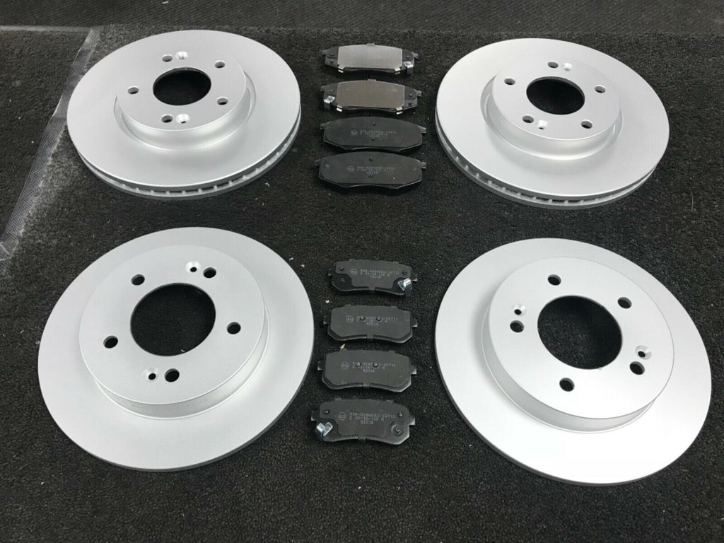 FOR HYUNDAI i20 1.4 + 1.4 CRDi  FRONT AND REAR BRAKE DISCS & PADS 280mm+262mm