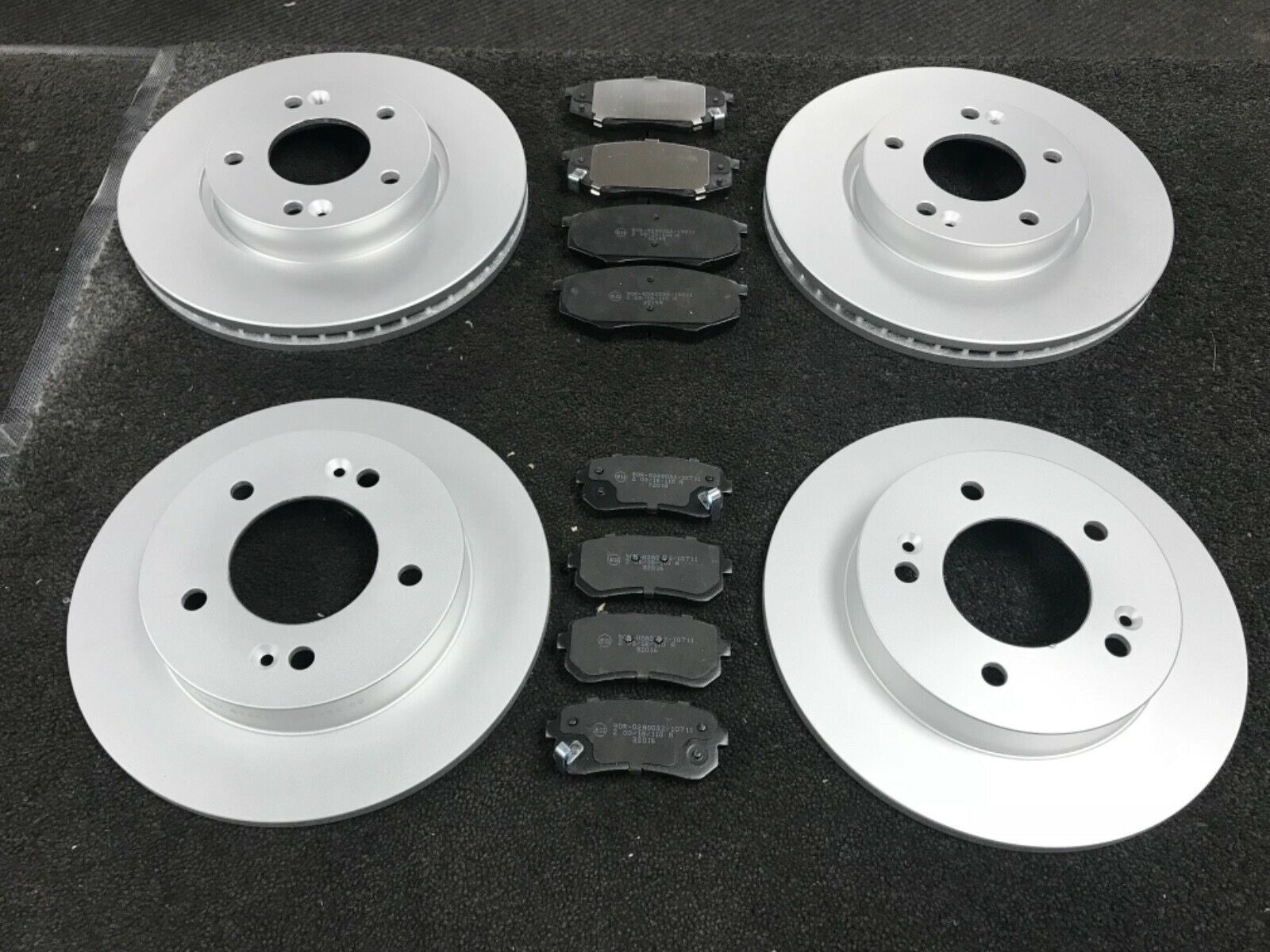 FOR HYUNDAI i20 1.4 + 1.4 CRDi  FRONT AND REAR BRAKE DISCS & PADS 280mm+262mm