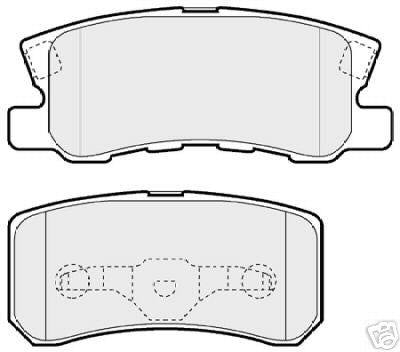 FOR MITSUBISHI PAJERO SHOGUN 2000> BRAKE PADS REAR NEW