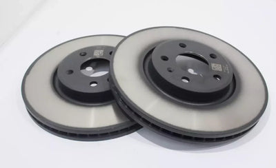 AUDI A4 A5 A6 A7 Q5 2 FRONT BRAKE DISCS (PAIR) 8R0615301F/G GENUINE 320MM