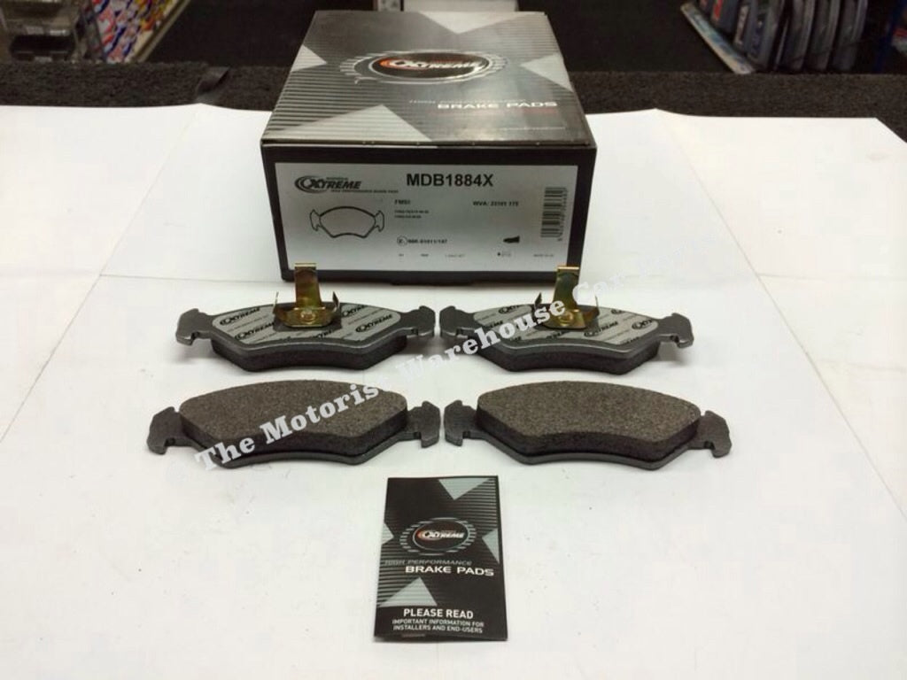 FORD FIESTA COURIER KA MAZDA 121 MINTEX  XTREME BRAKE PADS MDB1884