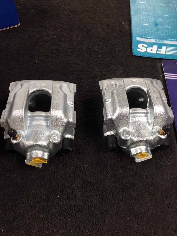 FOR BMW X5 3.0 4.4 E53 2000-2006 2 REAR BRAKE CALIPER PAIR LH RH SOLID DISC