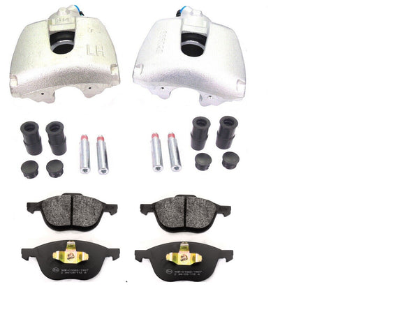 BRAKE CALIPER FRONT PAIR +BRAKE PADS FOCUS MK2 2004-2016  FORD C-Max 2003-2010  