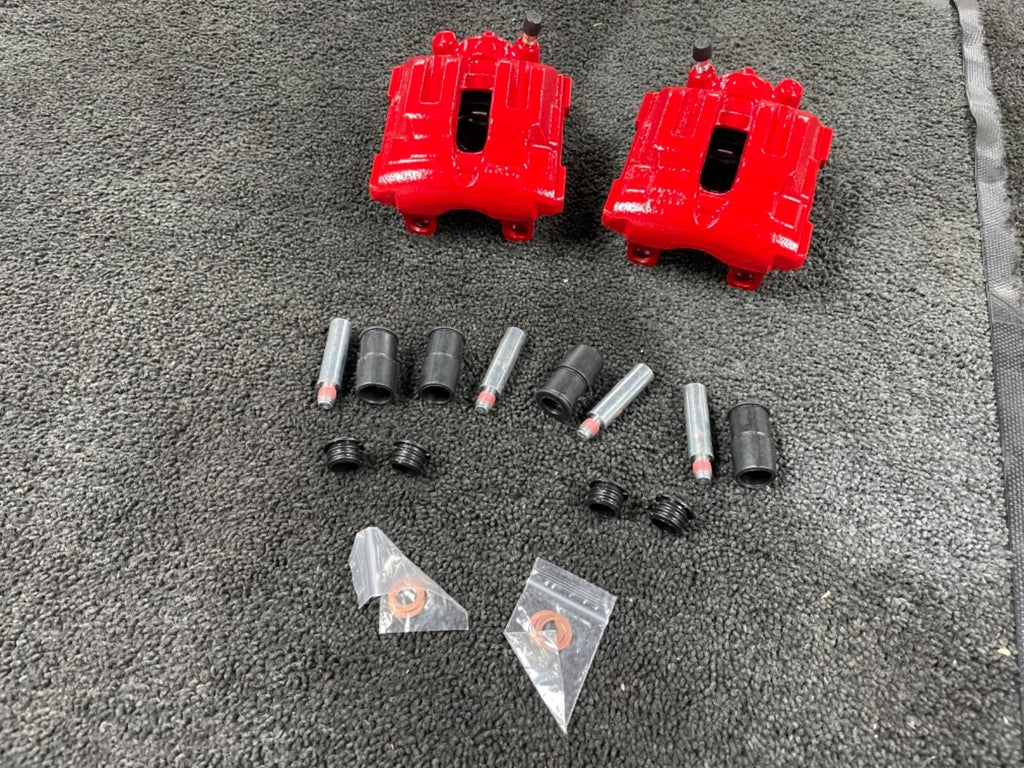 FOR BMW E81 E82 E87 E88 E90 E91 E92 E93 X1  RED REAR CALIPERS FOR 300MM DISCS