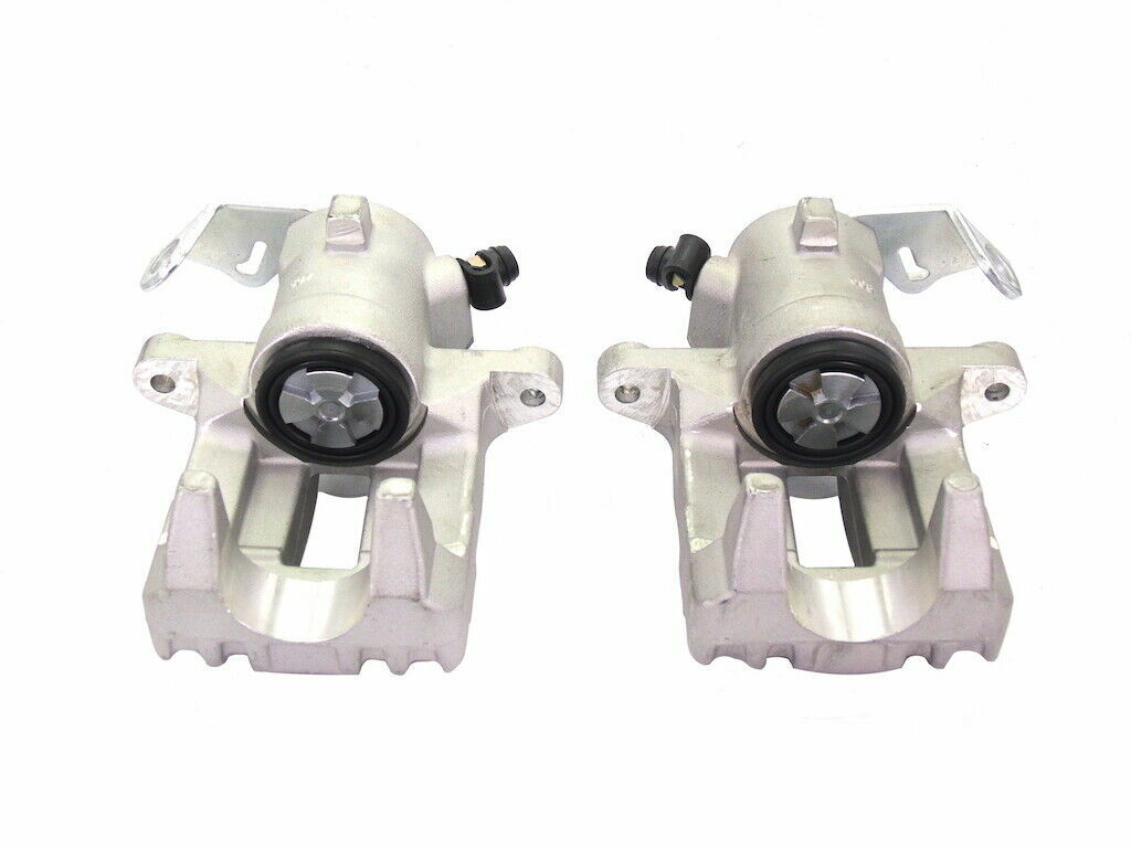 2 REAR BRAKE CALIPER+ SLIDERS FORAUDI A2 IBIZA 6L POLO 9N 16V TDI SOLID DISC 232