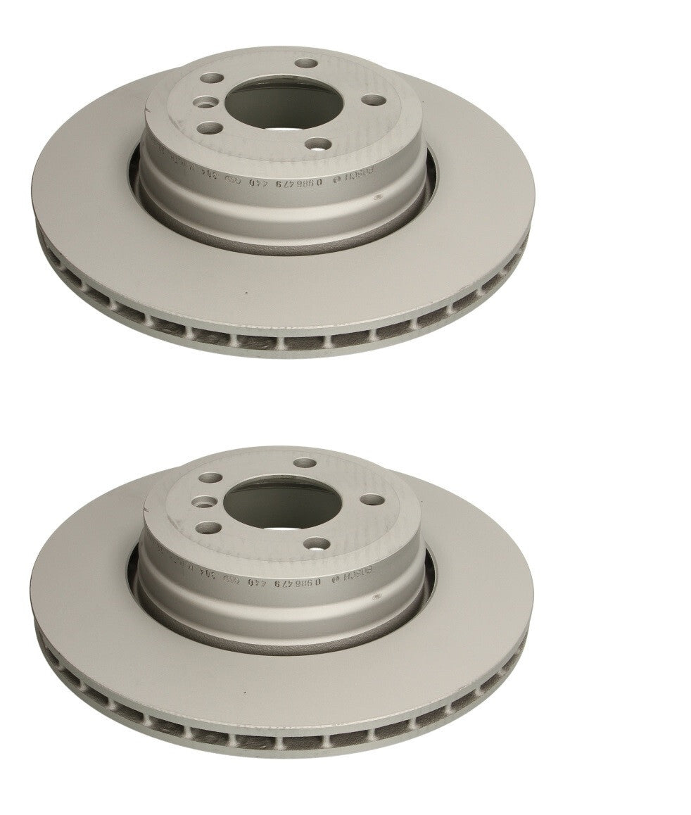 Fits BMW 7 Series E65 E66 2003-08 2.9 D 3.0 4.8 6.0 REAR BRAKE DISCS PAIR DELPHI