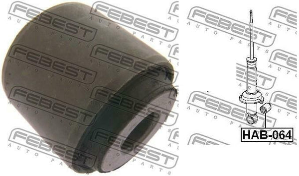 FOR HONDA CIVIC EU/EP/ES 01-06, MAZDA 6 08- /REAR/ SHOCK ABSORBER BUSH 