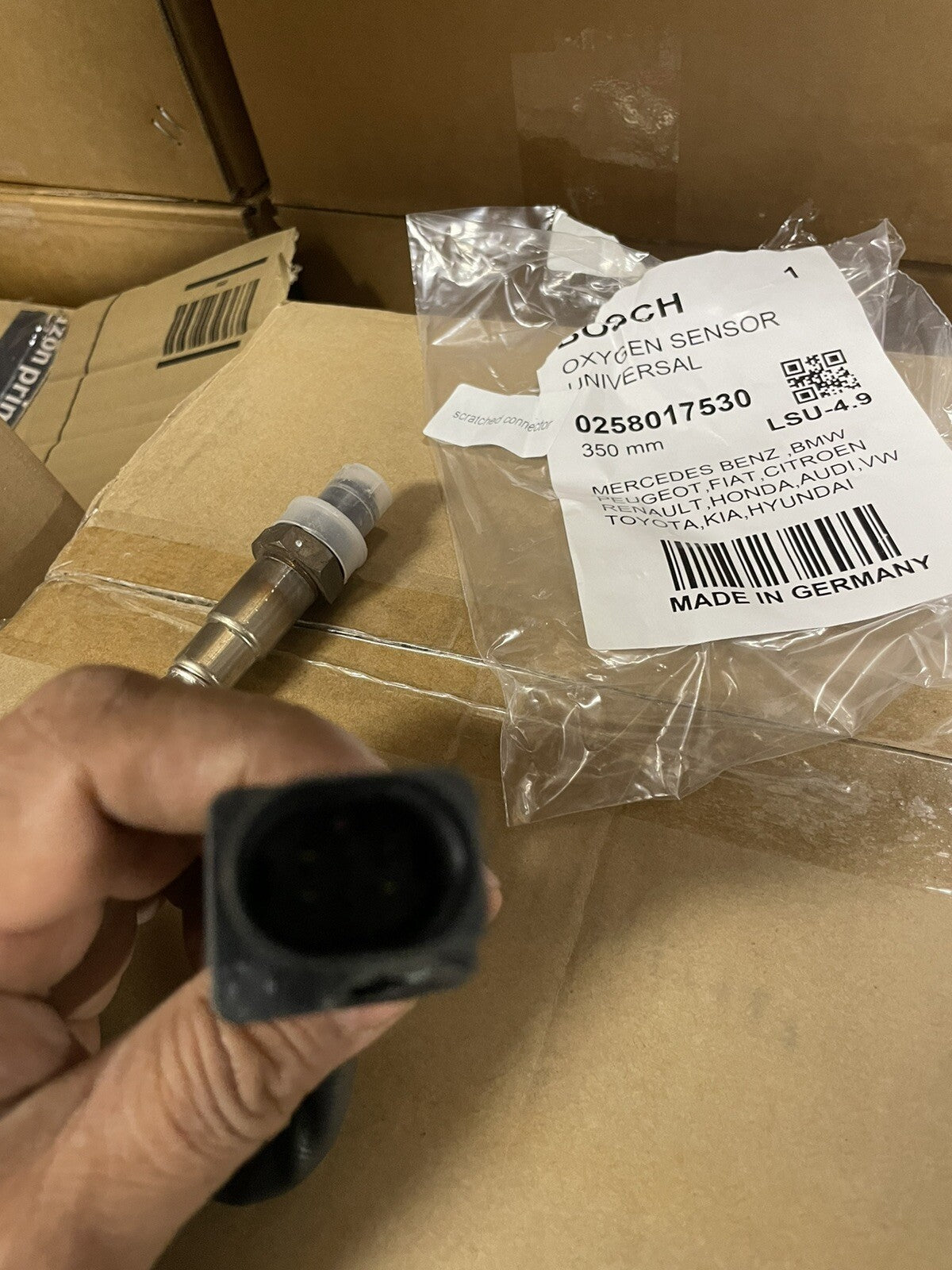 GENUINE BOSCH WIDEBAND INNOVATE O2 5 WIRE LAMBDA SENSOR LSU 4.9 Length:900 MM