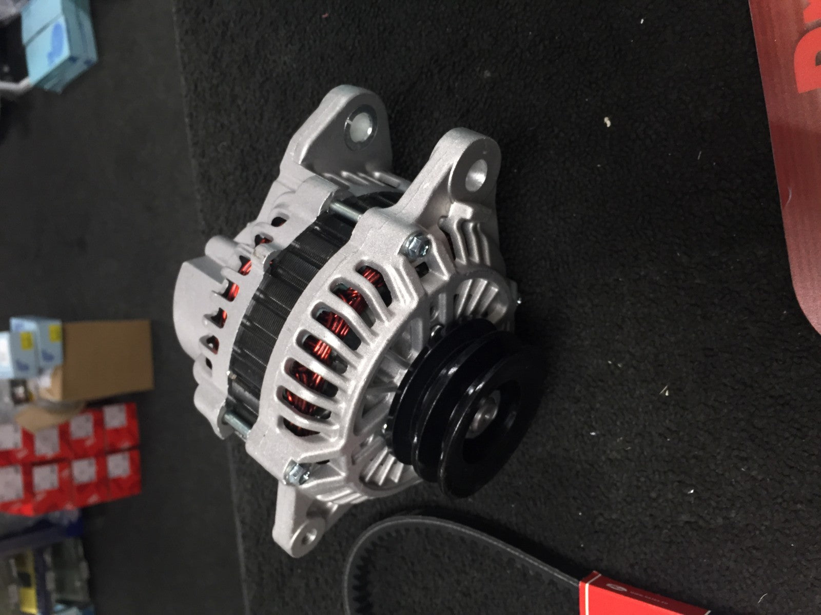 FOR MITSUBISHI DELICA 2.8 TD 06/97ONWARDS ALTERNATOR WITH ALTERNATOR+AC BELTS