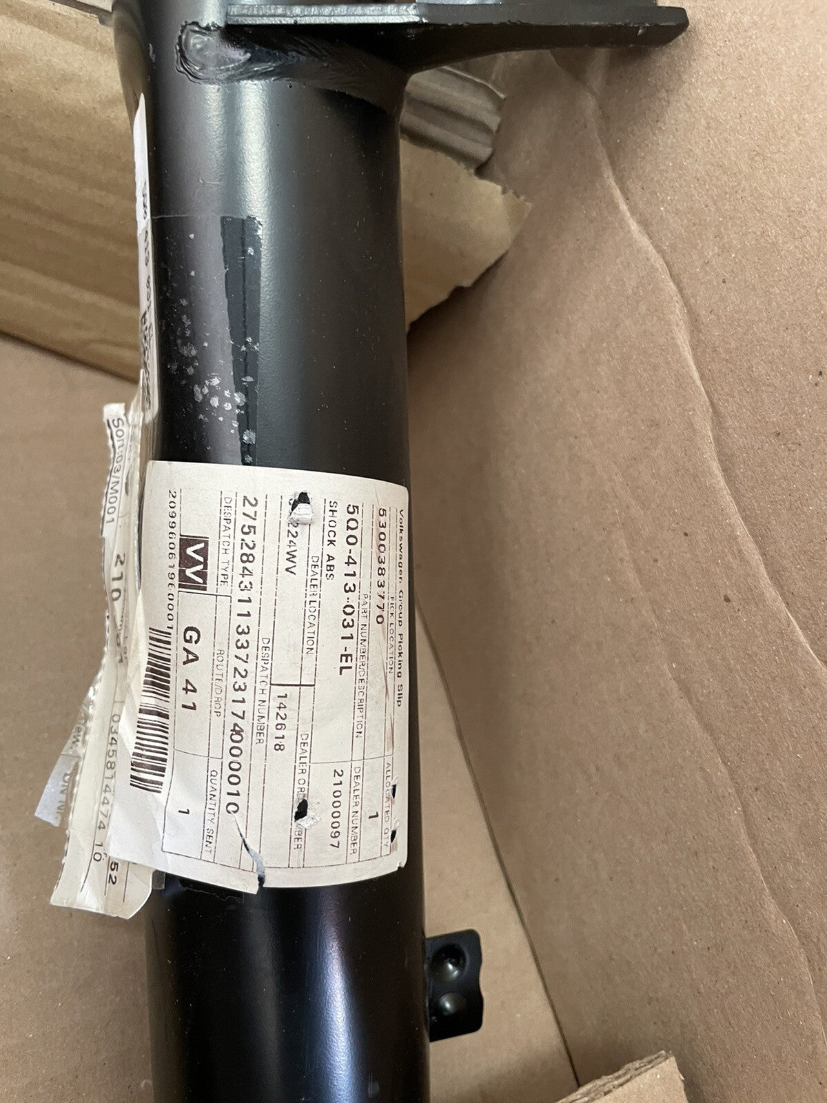 AUDI A3 SKODA SEAT GOLF MK7 T-ROC FRONT GAS SHOCK ABSORBER 5Q0413031EL GENUINE