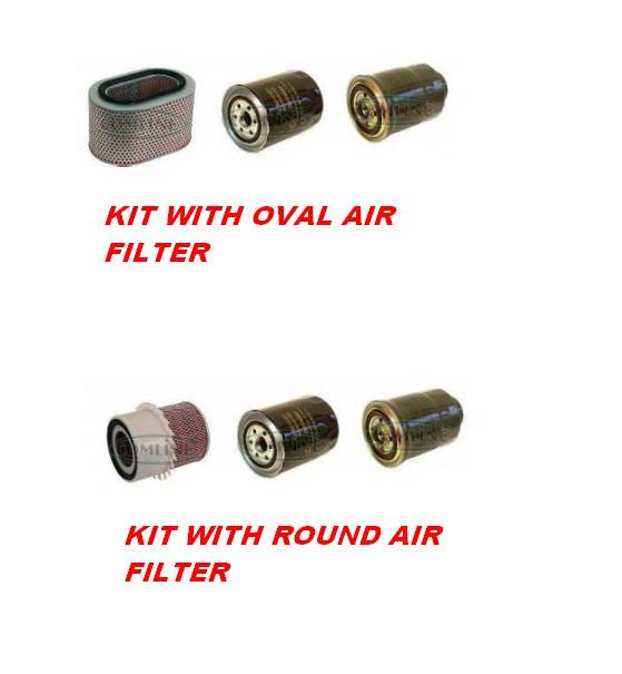 FOR MITSUBISHI SHOGUN PAJERO 2.5TD EXCEED  OIL AIR FUEL FILTER SERVICE KIT
