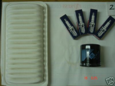 FOR TOYOTA COROLLA 1.4 VVTI 16V SERVICE KIT- OIL/AIR/PLUGS