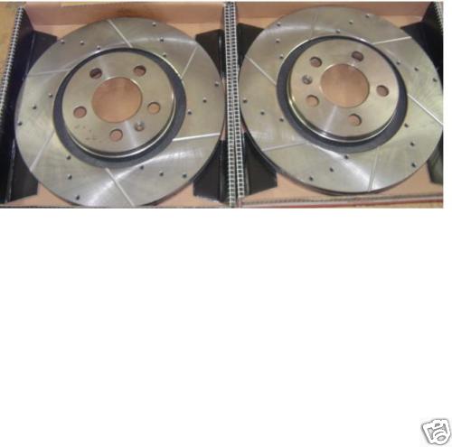 GOLF MK4 SDI TDI  FRONT DRILLED GROOVED BRAKE DISC 280MM 5 STUD 