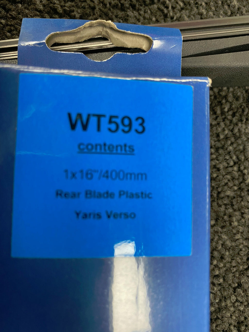FOR TOYOTA AVENSIS VERSO PREVIA YARIS VERSO REAR PLASTIC BLADE 1X16"/400MM