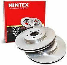 FOR FORD C-MAX FOCUS MK2 1.6 1.8 2004-12 REAR MINTEX BRAKE DISCS 265MM COATED