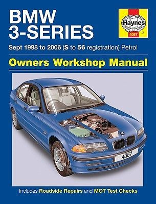 HAYNES MANUAL BMW 3-SERIES SEPT 1998-2003 S REGISTRATION ONWARDS PETROL 