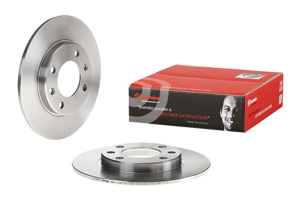 2 X REAR BREMBO BRAKE DISCS 247MM SAXO VTR PEUGEOT 08.9602.10