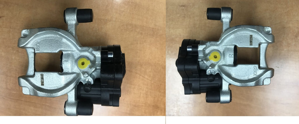 2 REAR BRAKE CALIPER ELECTRIC VW GOLF MK7 TSI TFSI GTD AUDI A3 272MM DISC NEW