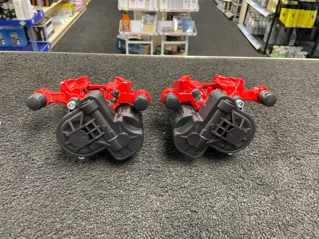 VW GOLF MK7 AUDI A3 TSi TFSi  REAR BRAKE DISC PADS RED BRAKE CALIPER 272MM SOLID