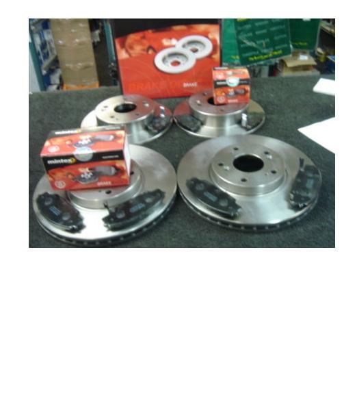 FOR HONDA CIVIC 2.0 TYPE S EV1 2004-2006 BRAKE DISCS BRAKE PADS FRONT REAR