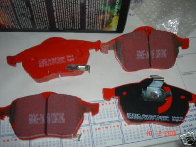 ASTRA ZAFIRA TURBO EBC RED STUFF FRONT BRAKE PADS