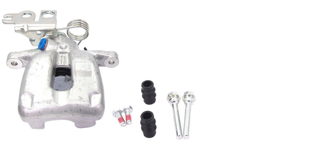 FOR VW CADDY MK3 TDI SDI REAR LH LEFT NS BRAKE CALIPER+SLIDER PIN KIT 256/260MM