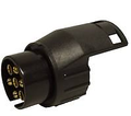 13 TO 7 PIN TRAILER CARAVAN ELECTRIC ADAPTOR TOWBAR TOWING 12V EASY TO FIT