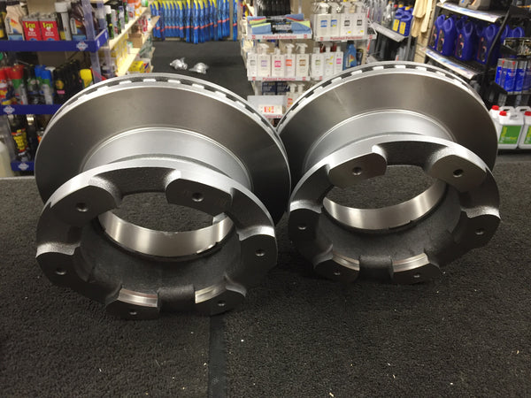 FOR IVECO DAILY 65C14 65C15 65C17 TWIN WHEELER REAR BRAKE DISCS VENTED 306MM