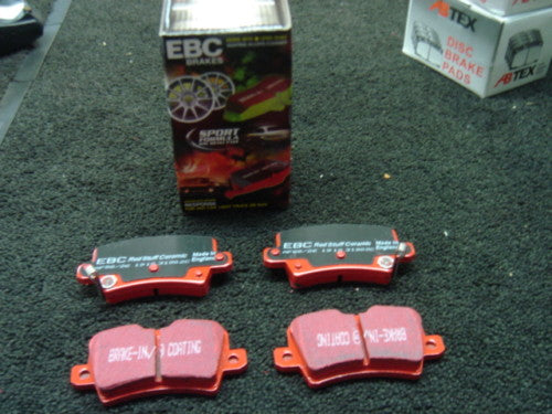 FOR HONDA CIVIC TYPE R S FN2 06> EBC RED STUFF REAR BRAKE PADS