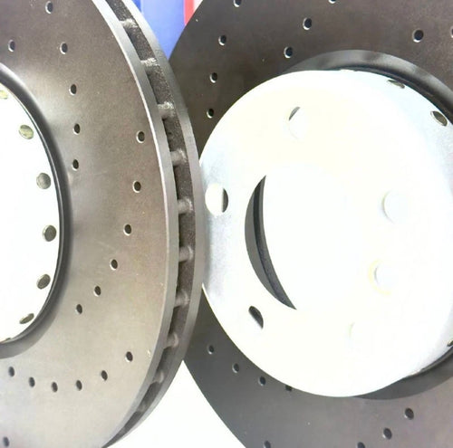 FOR BMW M140i 2 FRONT PERFORMANCE DISCS CROSS DRILLED BRAKE DISCS 340 MM