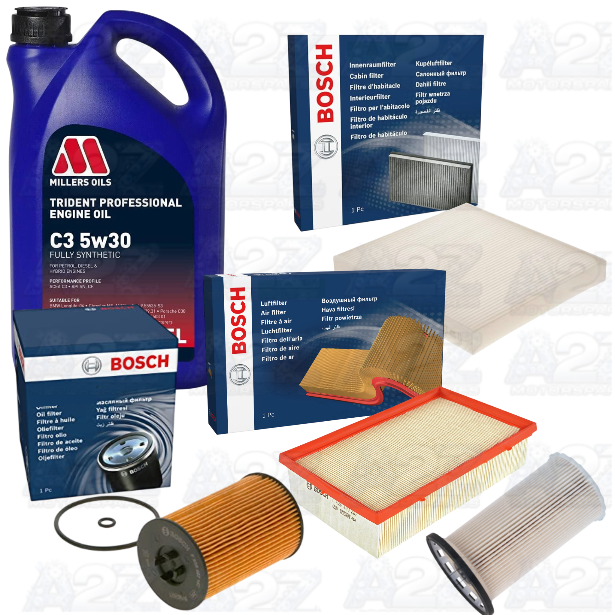 COMPLETE SERVICE KIT FOR SKODA OCTAVIA ELEGANCE 1.6 2.0 TDI CR