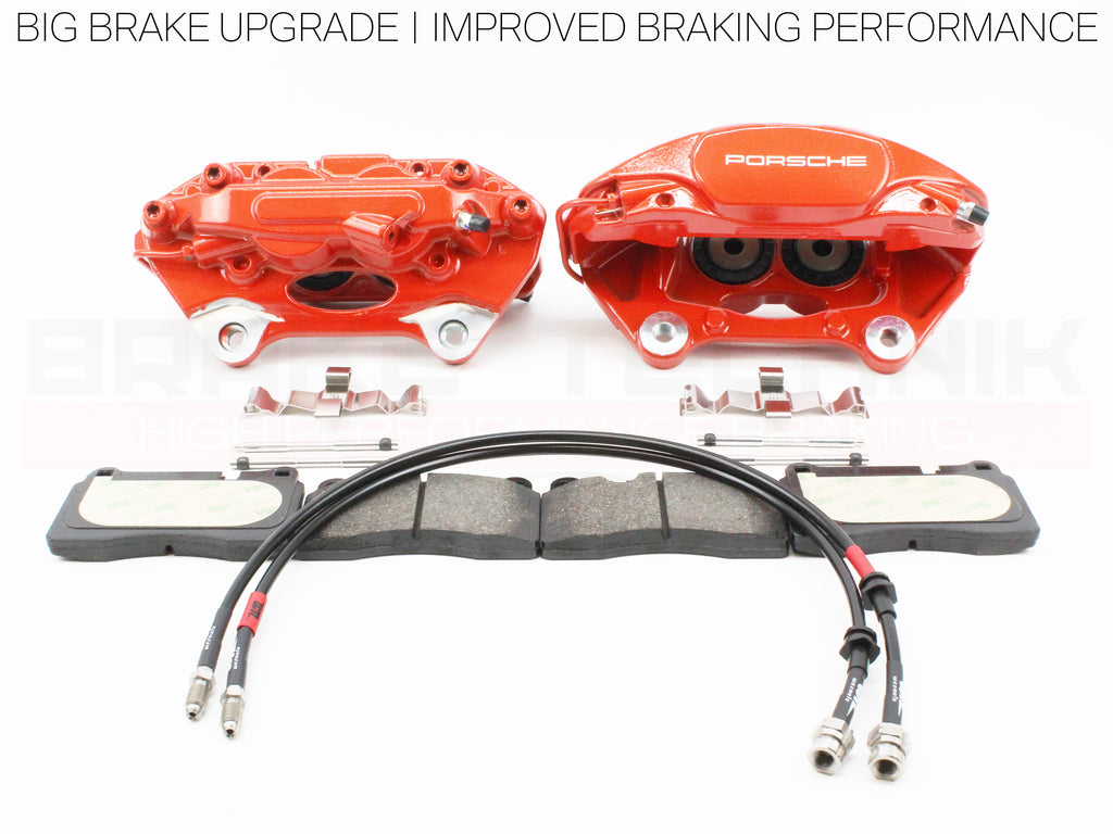FOR VW CADDY MK3 MK4 MK5 MK6 MK7 PORSCHE MACAN NEW 4 POT COMPLETE BIG BRAKE UPGRADE