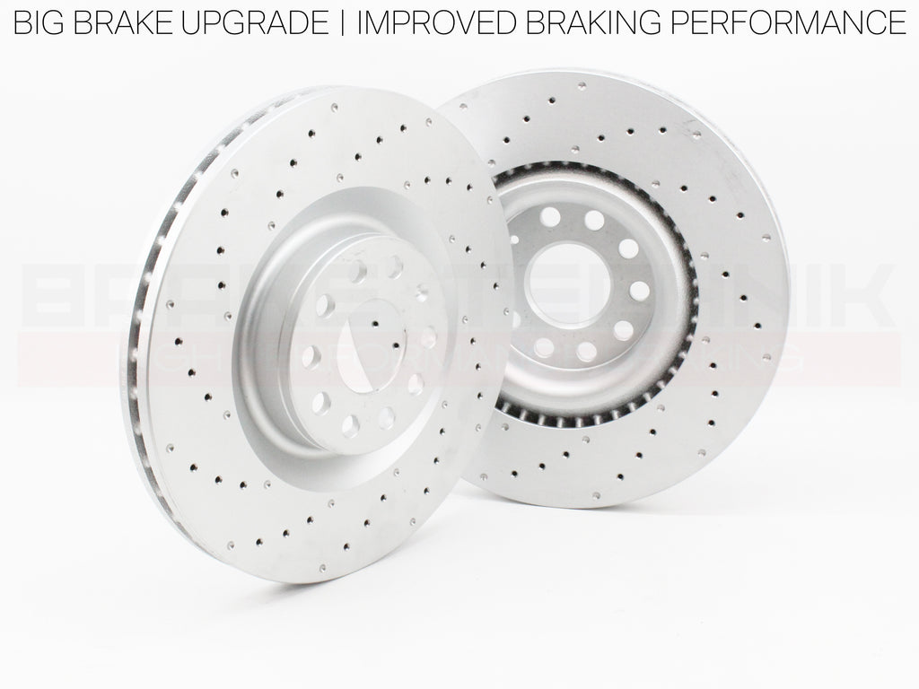 FOR VW CADDY MK3 MK4 MK5 MK6 MK7 PORSCHE MACAN NEW 4 POT COMPLETE BIG BRAKE UPGRADE