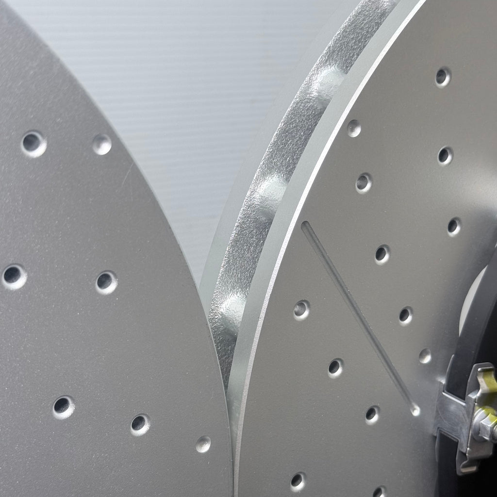 FOR MERCEDES C63 & E63S AMG FRONT 2 PIECE FLOATING BREMBO BRAKE DISCS PADS 390mm