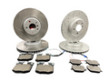 FOR BMW 330i G20 MSPORT FRONT REAR VENTED DRILLED GROOVED BRAKE DISC BRAKE PADS